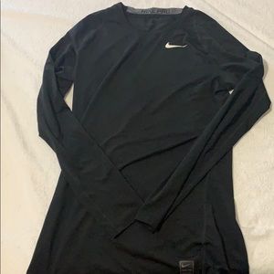 Nike Pro dry fit long sleeve compression shirt